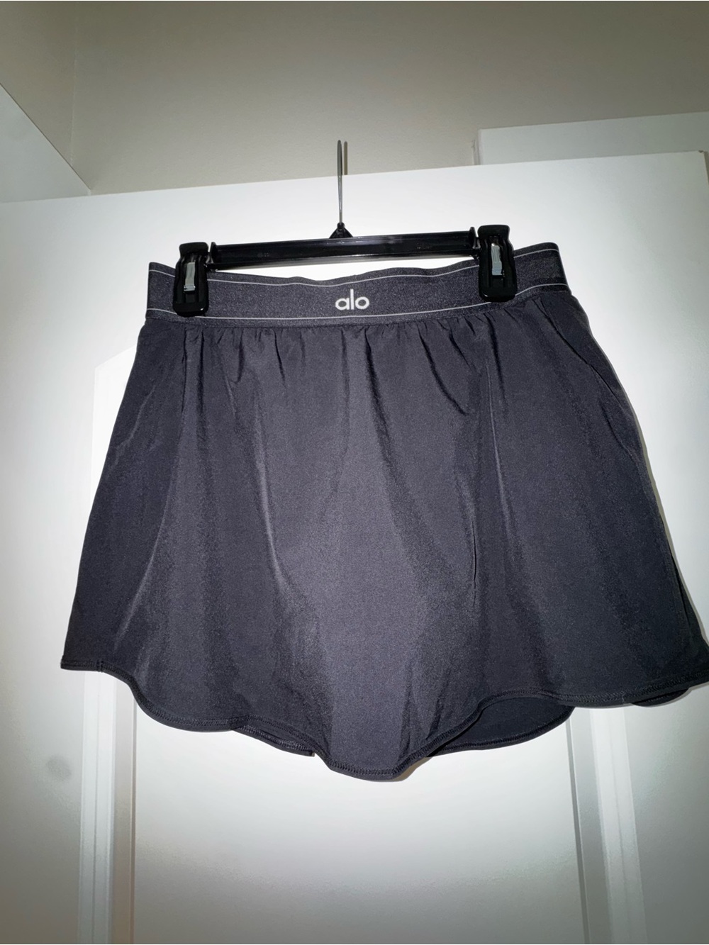 ALO Black Match Point Tennis Skirt NWOT